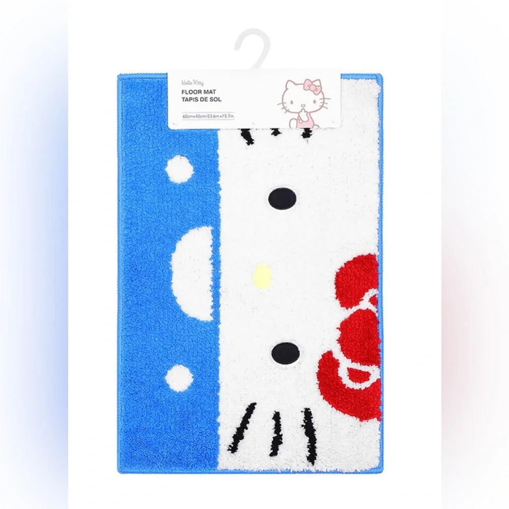Sanrio Hello Kitty Blue Floor Mat